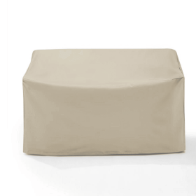 Direct Wicker 106x106in Durable and Water Resistant Outdoor Furniture Cover with Buckles Fits (Color: beige)