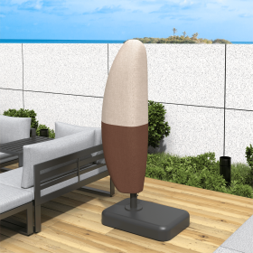 Direct Wicker Outdoor Patio Cantilever Umbrella Zipper Cover (Color: beige)