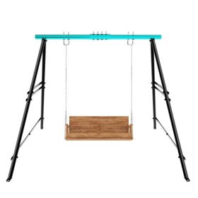 Swing Sets for Backyard, Outdoor Porch Swing Frame, Hammock Chair Stand Only, Max Load 550Lbs A-Frame Swing Stand, Swing Set for Patio, Playgroun (Color: as picture)